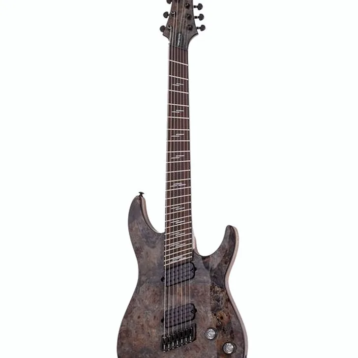 Elektrische gitaar review Schecter Omen Elite-7 MS Charcoal