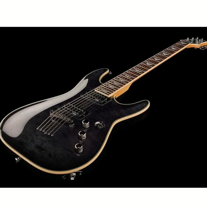 Elektrische gitaar review Schecter Omen Extreme 6 STBLK