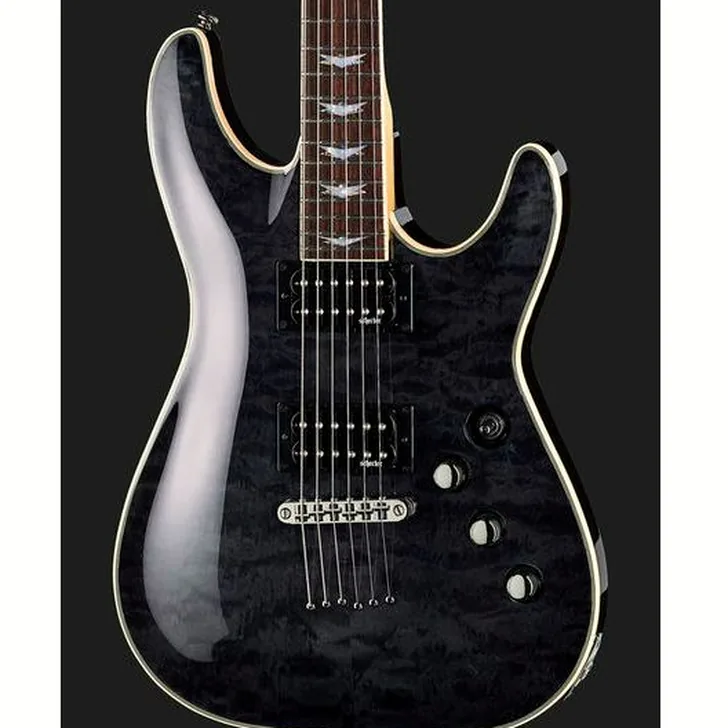 Elektrische gitaar review Schecter Omen Extreme 6 STBLK