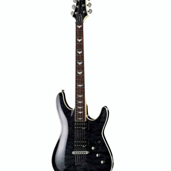 Elektrische gitaar review Schecter Omen Extreme 6 STBLK