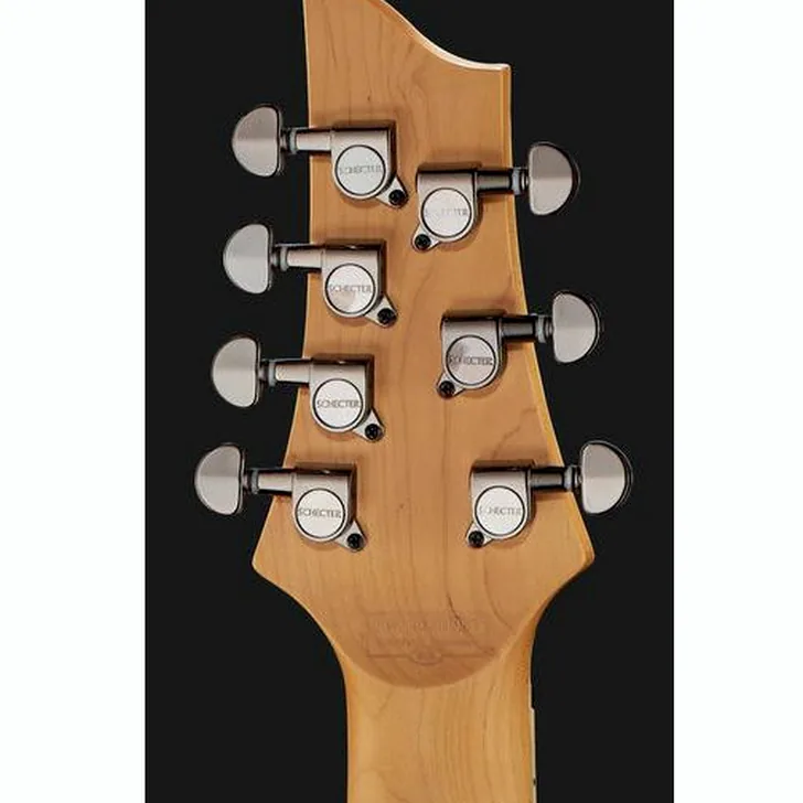 Elektrische gitaar review Schecter Omen Extreme 7 STBLK
