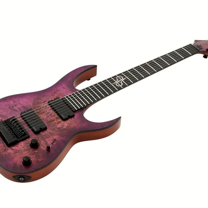 Elektrische gitaar review Solar Guitars S1.7APP Poplar Purple Burst