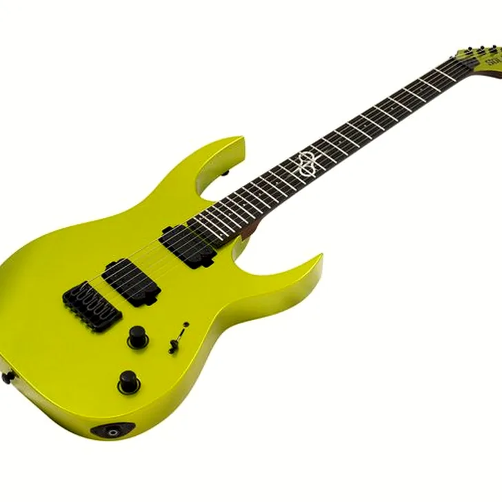 Elektrische gitaar review Solar Guitars SBR1.6HCLG+ Candy Lime Green