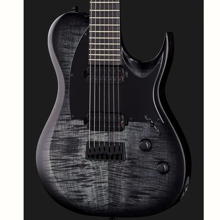 Elektrische gitaar review Solar Guitars T2.7FBB-Flame Black Burst