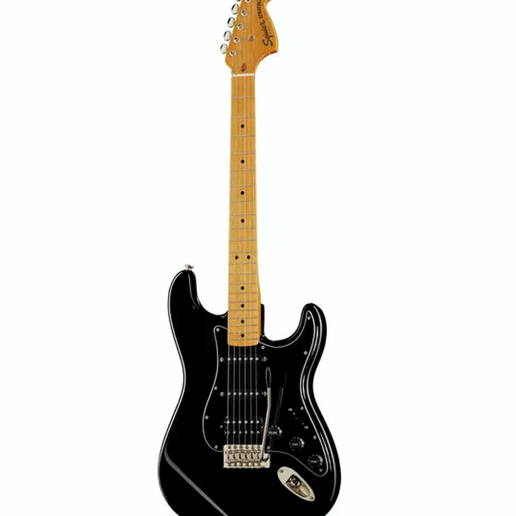 Elektrische gitaar review Squier CV 70s Strat HSS MN BLK