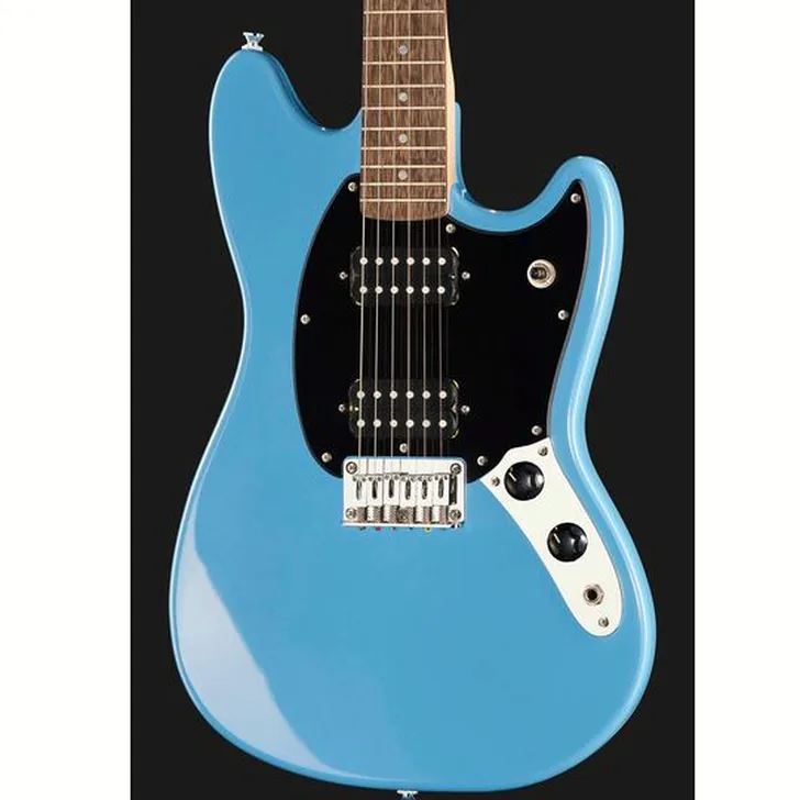 Elektrische gitaar review Squier Sonic Mustang HH California BL