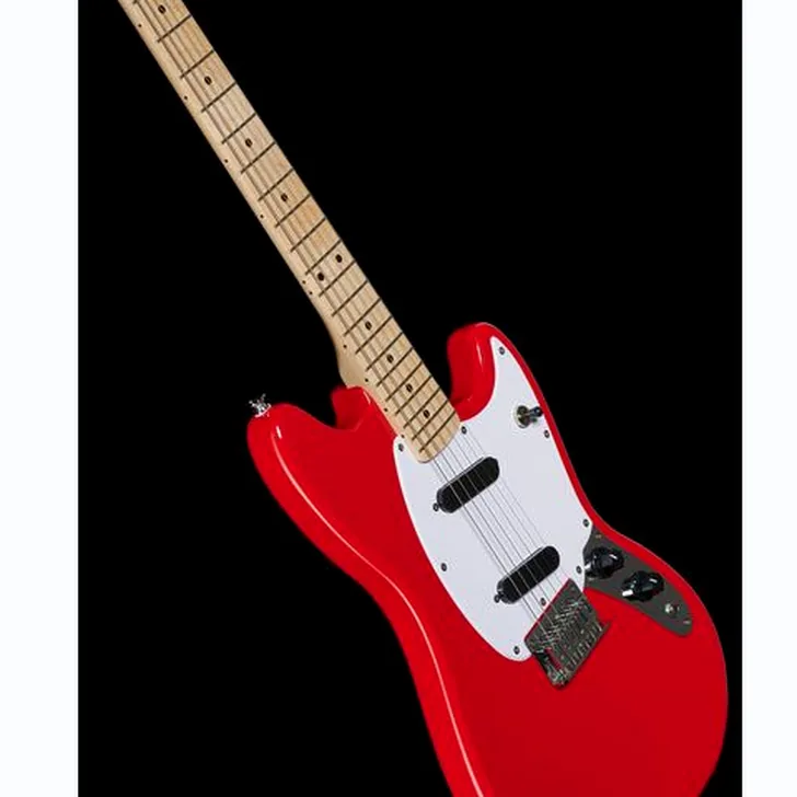 Elektrische gitaar review Squier Sonic Mustang MN Torino Red