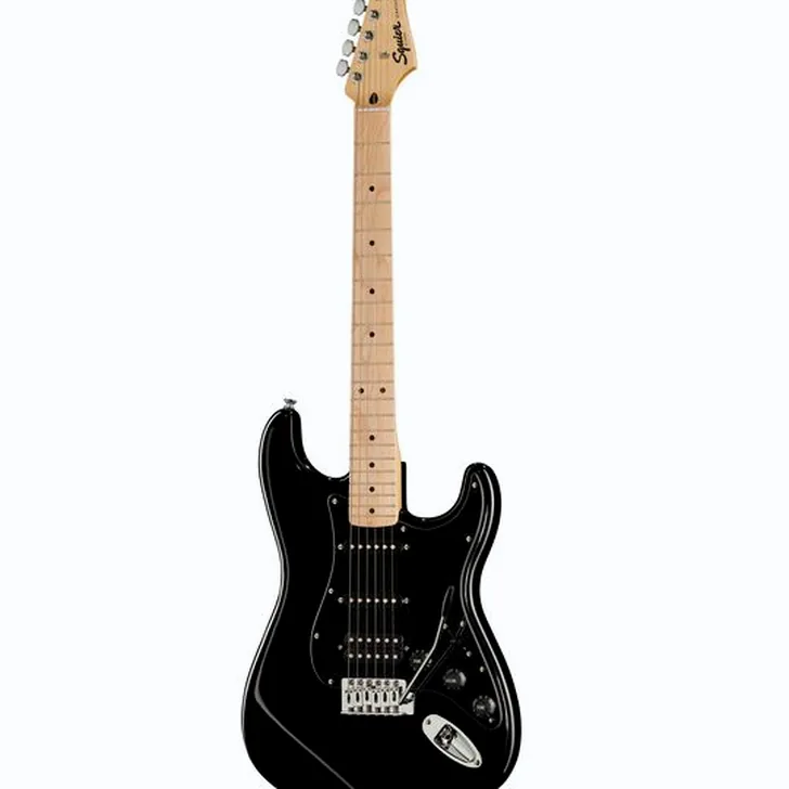 Elektrische gitaar review Squier Sonic Strat HSS Black
