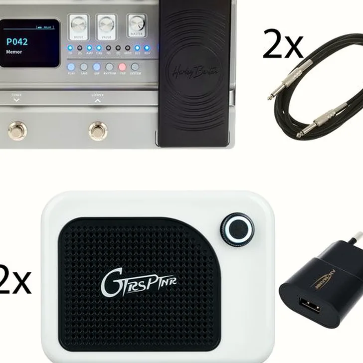 Harley Benton DNAfx GiT + Cab WH Ster Bundle Specificaties, Test & Review