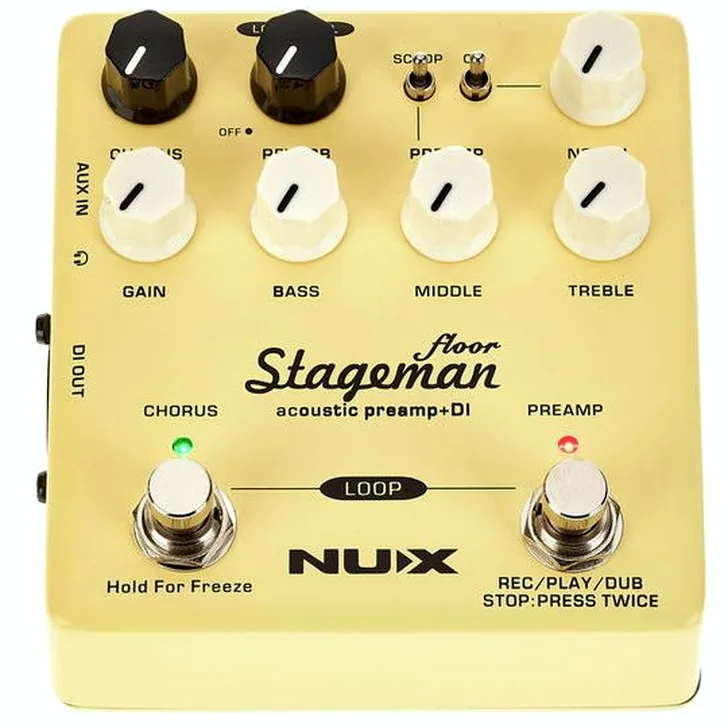 Nux Stageman Floor Preamp Expert Review en geluidstest