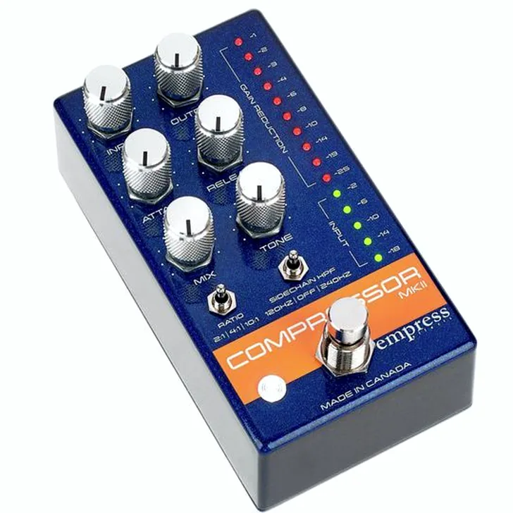 Waarom je de Empress Effects Compressor MKII Blue moet kopen (of juist niet)