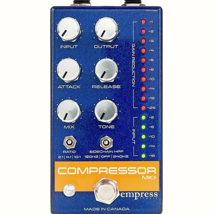 Waarom je de Empress Effects Compressor MKII Blue moet kopen (of juist niet)