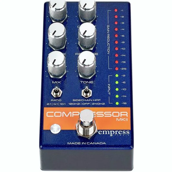 Waarom je de Empress Effects Compressor MKII Blue moet kopen (of juist niet)
